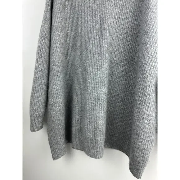 Jenni Kayne Cashmere Cocoon Cardigan Heather Grey Women’s Plus Size 1X Oversized - Picture 11 of 16